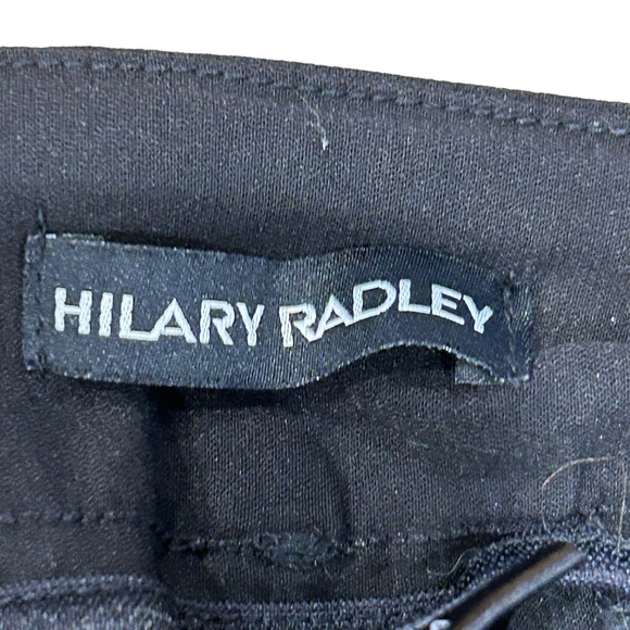 Hilary Radley Black Stretch Pull-on Crop Pants M - Picture 3 of 10